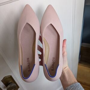 Rothy's The Point In Light Pink Size 9.5